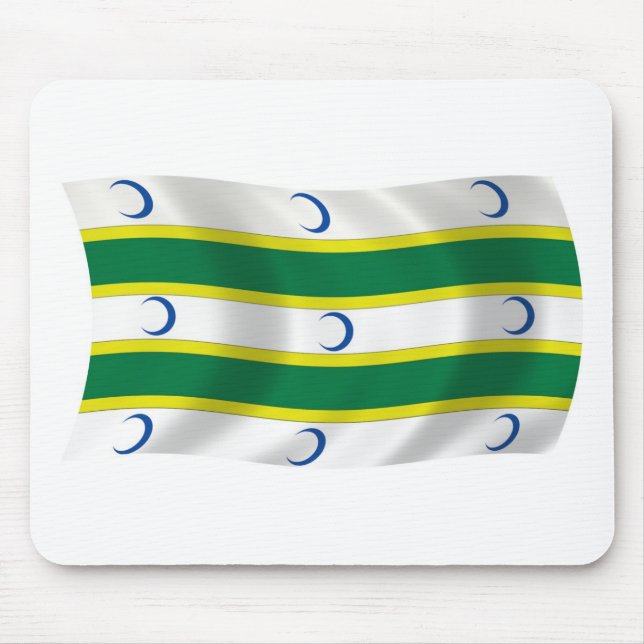 Turkmens Flag Mousepad (Front)