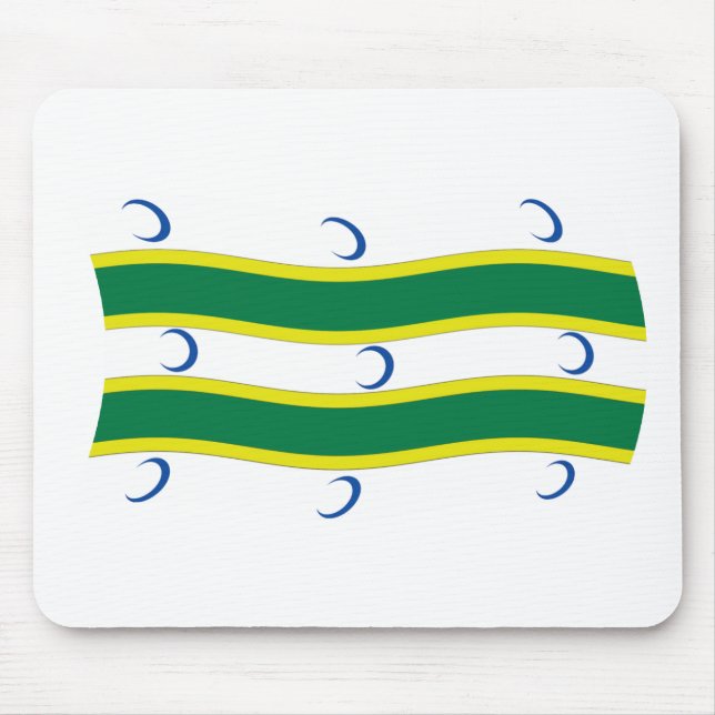 Turkmens Flag Mousepad (Front)