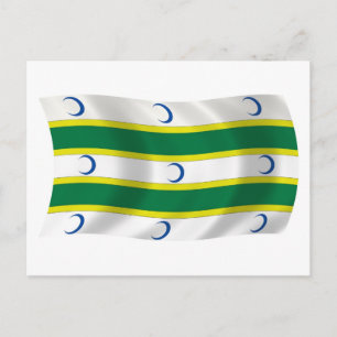 Turkmens Flag Postcard