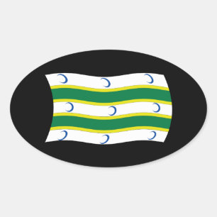 Turkmens Flag Sticker