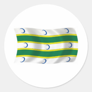 Turkmens Flag Sticker