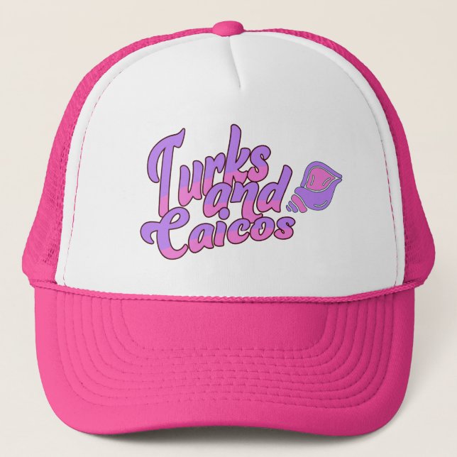Turks and Caicos Conch Trucker Hat (Front)