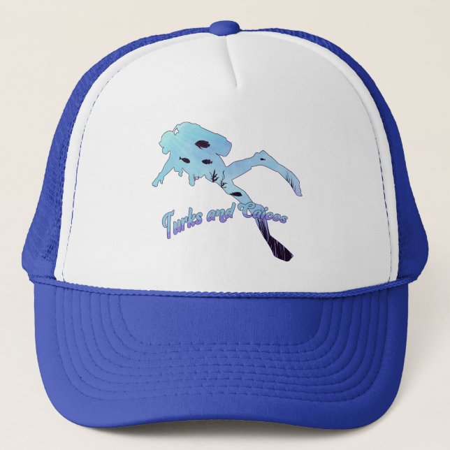 Turks and Caicos Diving Trucker Hat (Front)