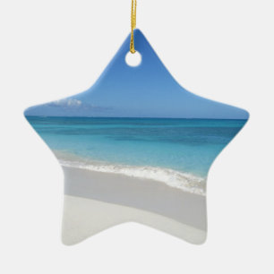Turks and Caicos Dream Beach Ceramic Ornament