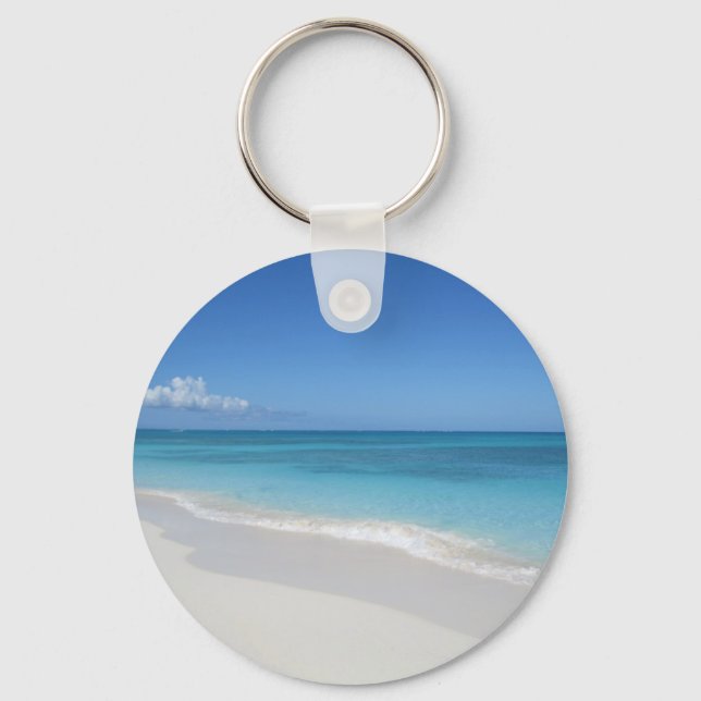 Turks and Caicos Dream Beach Key Ring (Front)