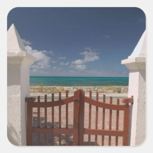 Turks and Caicos, Grand Turk Island, Cockburn 5 Square Sticker