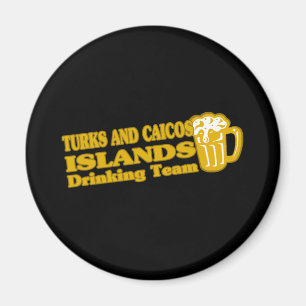 Turks and Caicos Islands Drinking Team Magnet
