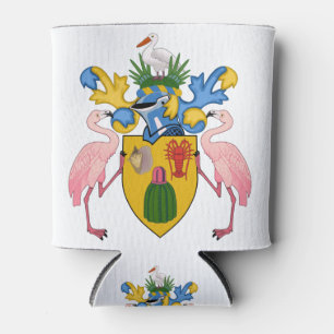 turks and caicos islands emblem can cooler