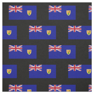 Turks and Caicos Islands Flag Fabric