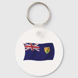 Turks And Caicos Islands Flag Keychain