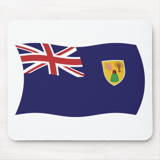 Turks And Caicos Islands Flag Mousepad (Front)