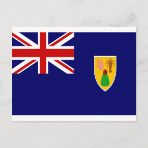 Turks And Caicos Islands Flag Postcard