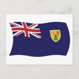 Turks And Caicos Islands Flag Postcard