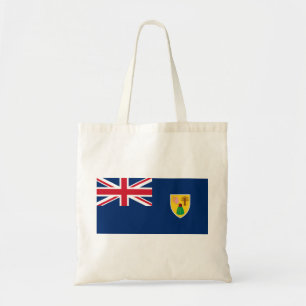 turks and caicos islands flag tote bag