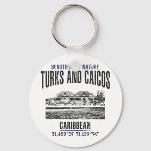 Turks and Caicos Islands Key Ring