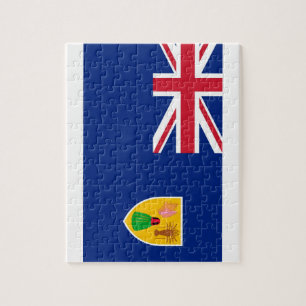 Turks and Caicos Islands National World Flag Jigsaw Puzzle