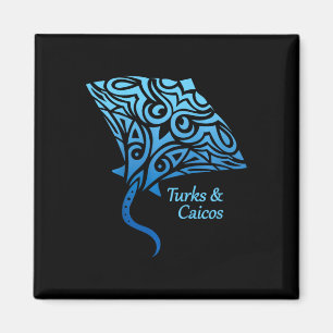 Turks And Caicos Islands Stingray Boys Girls Vacat Magnet