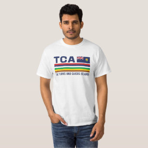 Turks and Caicos ISO Alpha 3 Design T-Shirt
