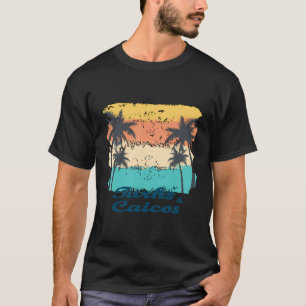 Turks And Caicos Palms Beach Caribbean Islands Sou T-Shirt