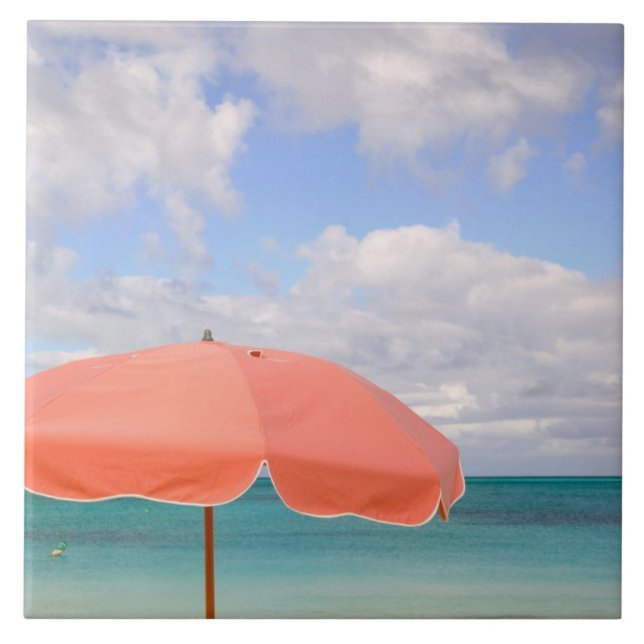 Turks and Caicos, Providenciales Island, Grace Ceramic Tile (Front)