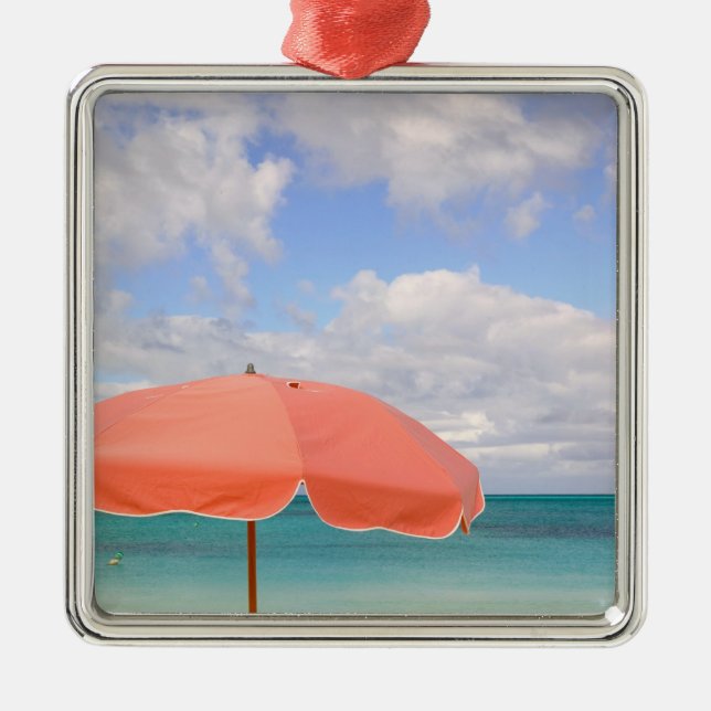Turks and Caicos, Providenciales Island, Grace Metal Ornament (Front)