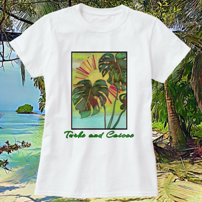 Turks and Caicos Tropical Paradise T-Shirt (Creator Uploaded)