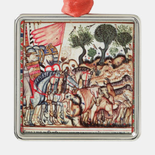 Turks and Moors Regaining their Land Metal Tree Decoration