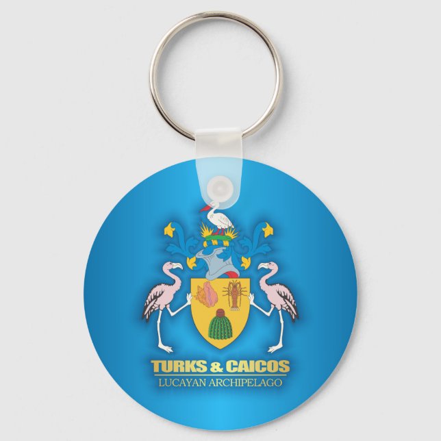 Turks & Caicos COA Key Ring (Front)
