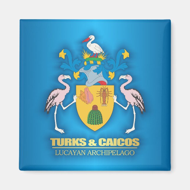 Turks & Caicos COA Magnet (Front)