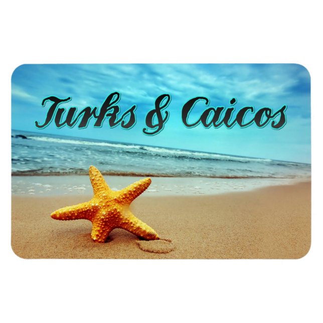 Turks & Caicos starfish Magnet (Horizontal)