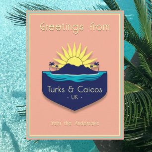 Turks & Caicos UK vacation Postcard