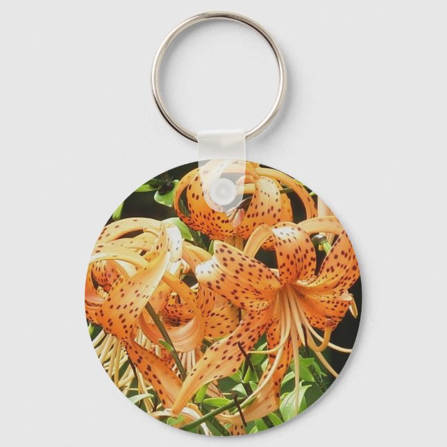 Turks Cap Lillies Keychain (Front)