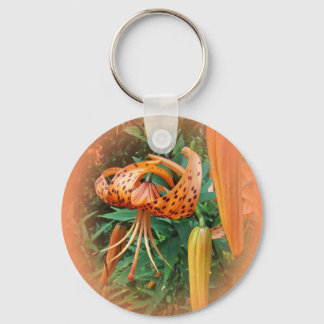 Turk's Cap Lily Wildflower Key Ring