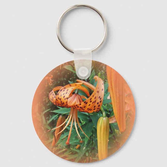 Turk's Cap Lily Wildflower Key Ring (Front)