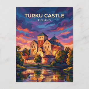 Turku Castle Finland Postcard
