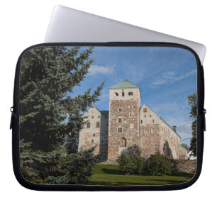 Turku, Finland, ancient Turun Linna Castle, a Laptop Sleeve