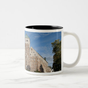 Turku, Finland, ancient Turun Linna Castle, a Two-Tone Coffee Mug