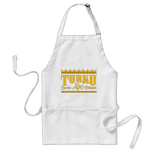 Turku Finland apron - choose style