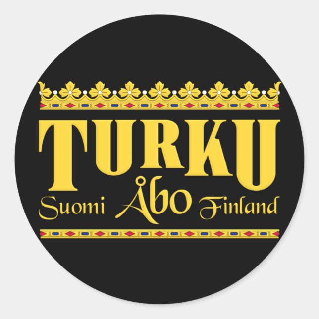 Turku Finland stickers (Front)