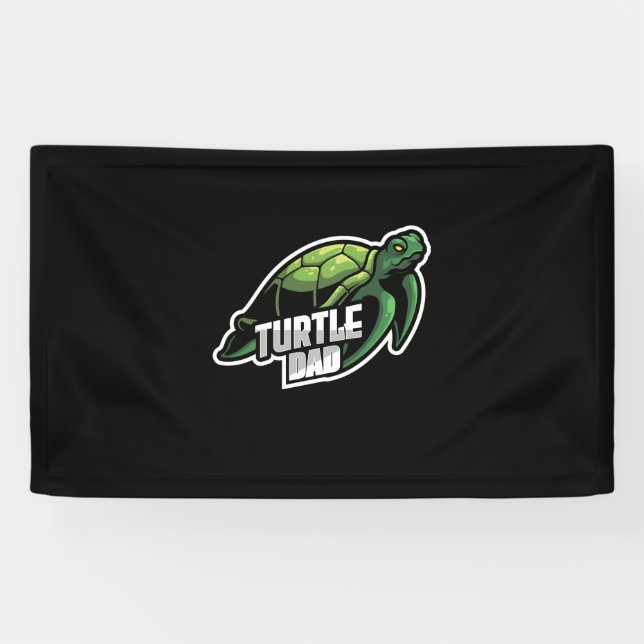 Turlte Lover | Turtle Dad Banner (Horizontal)