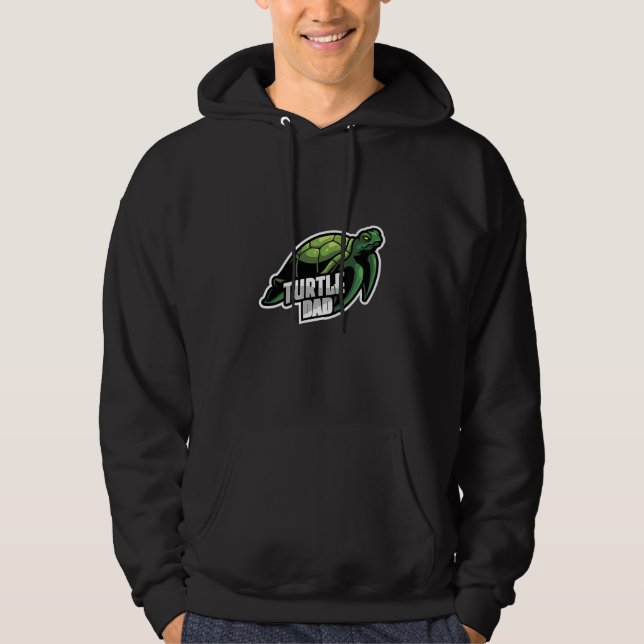 Turlte Lover | Turtle Dad Hoodie (Front)