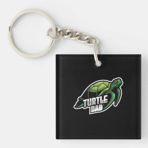 Turlte Lover Turtle Dad Key Ring