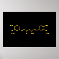 Turmeric Curcumin Molecular Chemical Formula