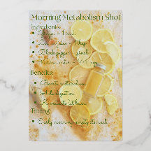 Turmeric Ginger Lemon Detox Shot Recipe 