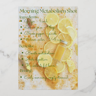 Turmeric Ginger Lemon Detox Shot Recipe