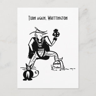 Turn Again, Whittington Postcard