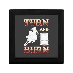 Turn and Burn Barrel Racing Gift Box