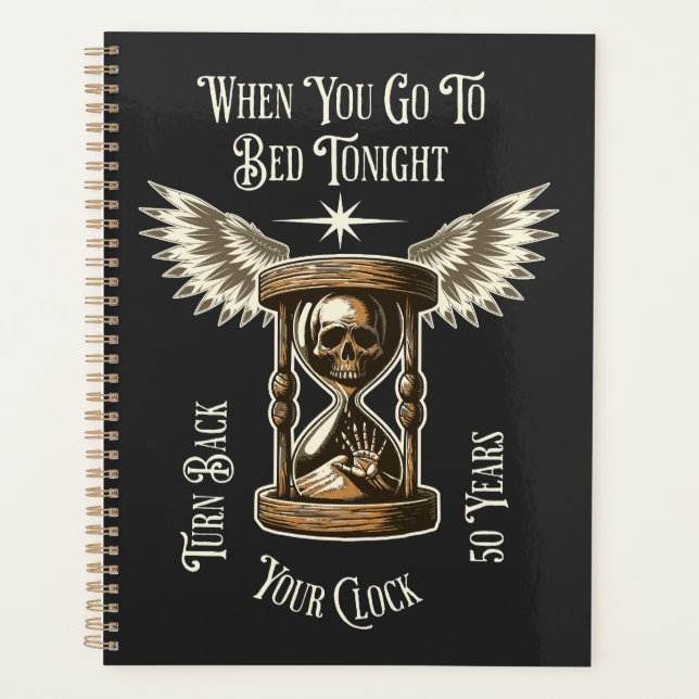Turn Back Your Clock 50 Years Planner (Front)