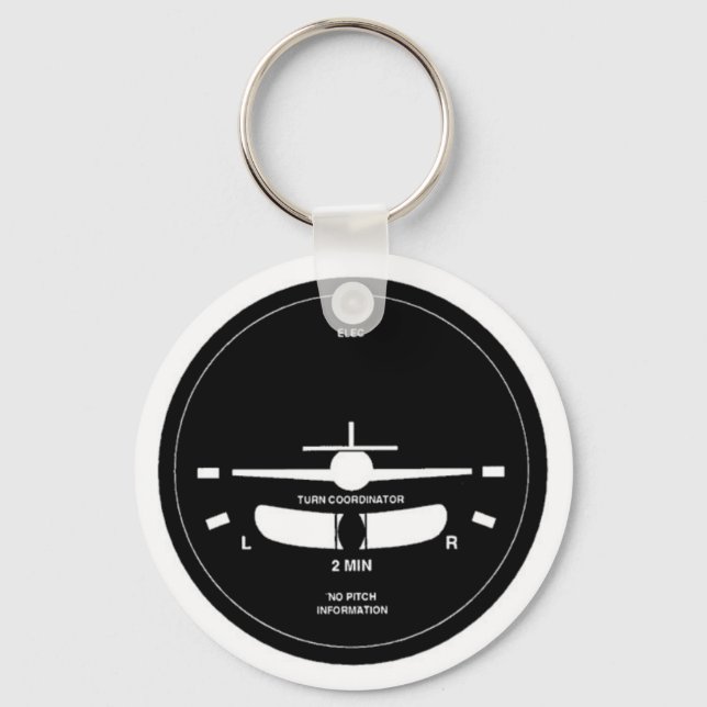 Turn Coordinator Key Ring (Front)