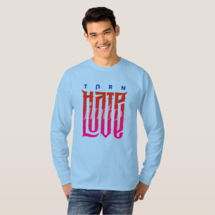 Turn Hate into Love Men Long Sleeve T-Shirt
